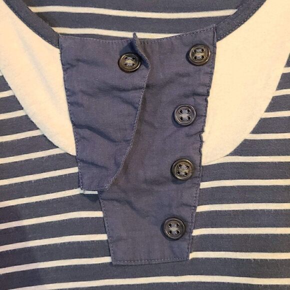 Anthro Pilcro Letterpress Sm Striped Top - Picture 3 of 12